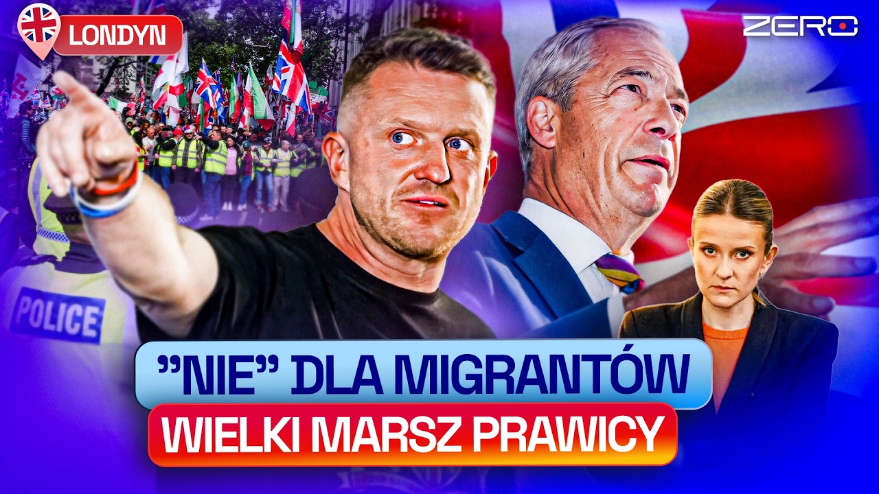 BRYTYJCZYCY PRZECIWKO MIGRACJI. KILKADZIESIĄT TYSIĘCY LUDZI NA MARSZU W LONDYNIE