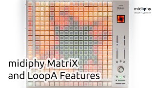 Video thumbnail for midiphy MatriX and LoopA Features (Graphical MIDI Sequencer and Isomorphic Keyboard) by Hawkeye