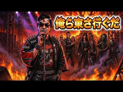 【※㊗️11万再生】俺ら東京さ行ぐだ (Heavy Metal ver.) / 吉幾三 - Go To The East style | Dreamy J-POP