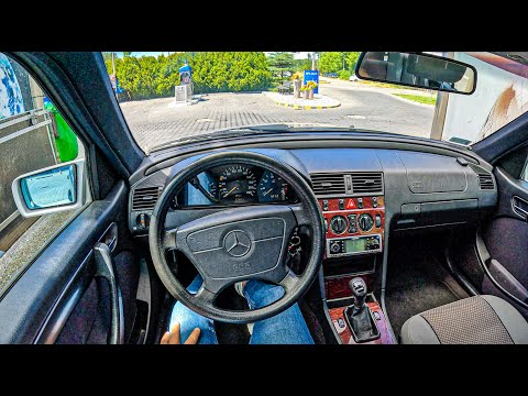 1994 Mercedes-Benz C-Class | W202 2.2 D 95 HP | POV Test Drive