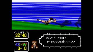 Twin Tackle by Ozora Tsubasa & Hyuga Kojiro ツインタックル 大空 翼 日向 小次郎 | Captain Tsubasa III キャプテン翼III [4K]