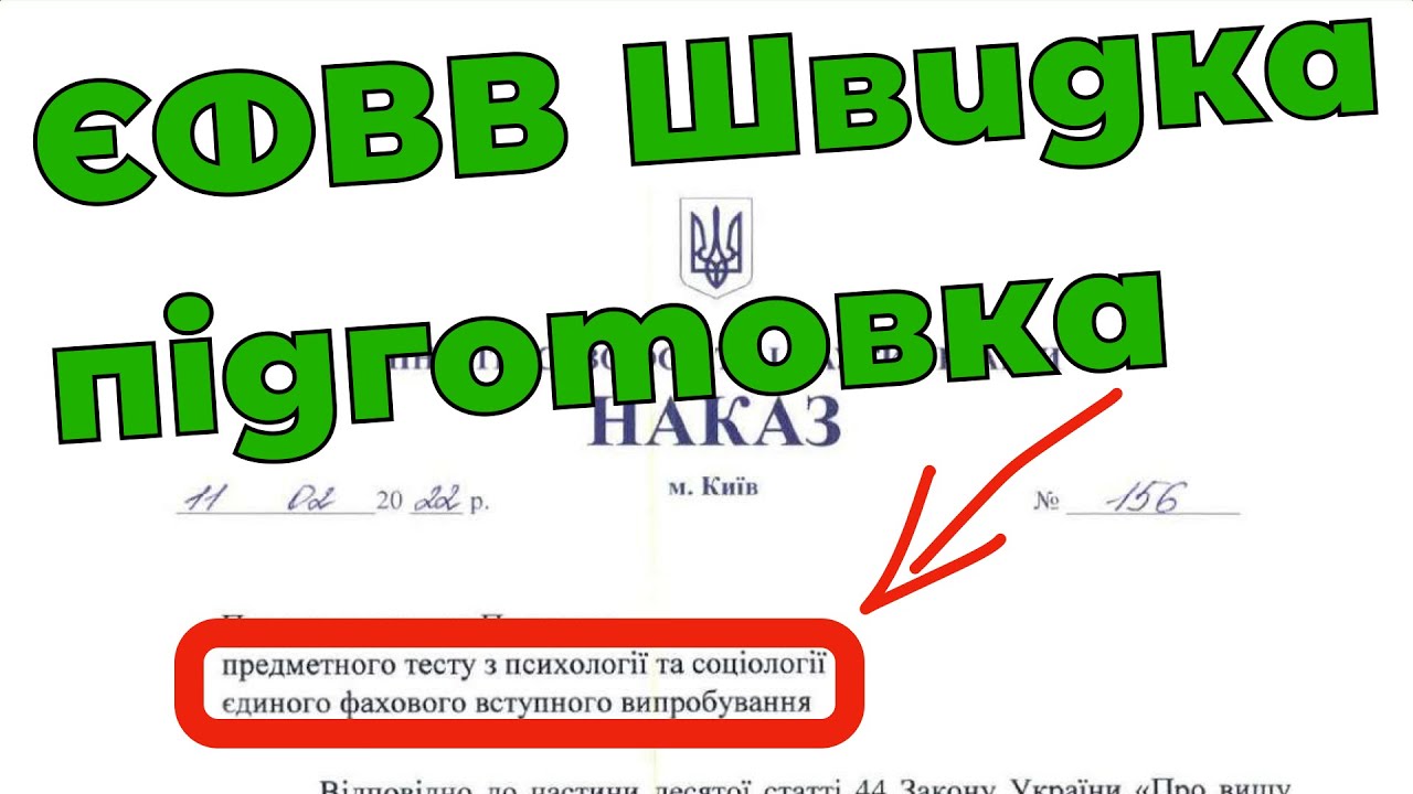 ЄФВВ психологія та соціологія: швидка підготовка | Предметний тест з психології та соціології / ТиДиви