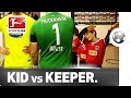The Cheekiest Dab - Young Mascot Mugs Off Goalkeeper