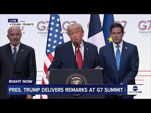 LIVE: President Trump holds news conference on final day of G7 summit