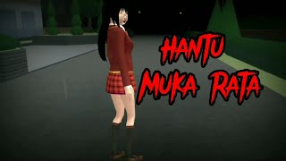 Hantu Muka Rata || HORROR MOVIE SAKURA SCHOOL SIMULATOR