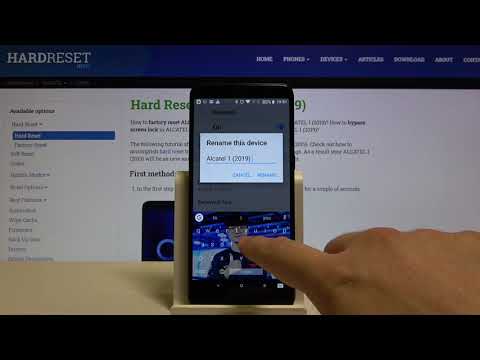 How to Change Device Name in Alcatel 1 2019 – Rename Smartphone