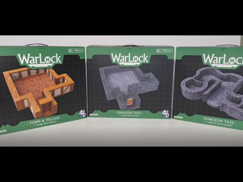 Warlock 1  Inch Tiles Unboxing