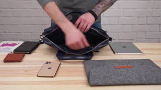 Сумка під ноутбук SHVIGEL 00976 синя