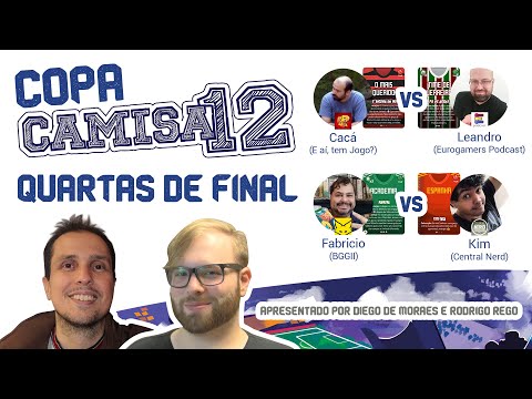 Copa Camisa 12 - Quartas de Final 1 (Cacá vs Leandro Nunes) e 2 (Fabricio Candido vs Kim)