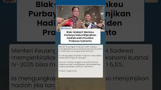 Menkeu Purbaya Blak-blakan, Dijanjikan Hadiah oleh Presiden Prabowo Jika Berhasil Lakukan Hal Ini