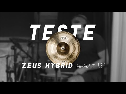 teste prato zeus hybrid hi-hat 13" - alegria da vizinhança