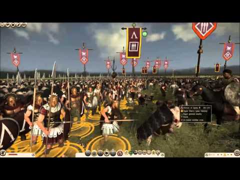 Total War: Rome 2 - 666 Spartans VS 10500 Persians