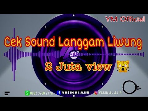 Cek sound campursari spesial langgam liwung enak kalem... Glerrr...... 🤤