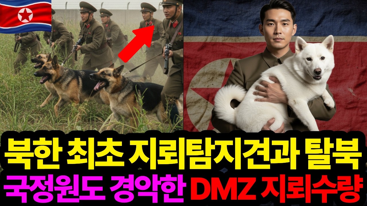 DMZ 최초 지뢰수색견과 탈북 국정원도 경악한 목함지뢰의 진실
