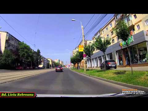 Driving in Timişoara:  Calea Buziaşului - Freidorf. (Timelapse 2x)