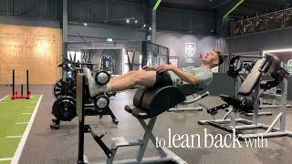 How to do a GHD sit up