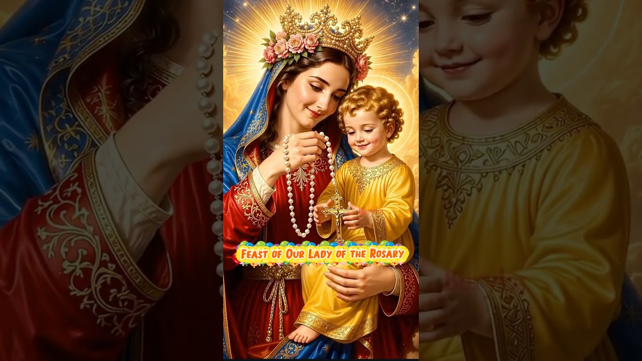 “Our Lady of the Rosary, pray for us and lead us closer to your Son, Jesus.”