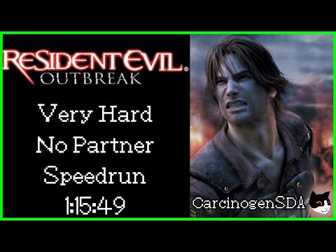 Resident Evil: Outbreak (PS2) Speedrun - Very Hard No Partner - 1:15:49 [Commentated]