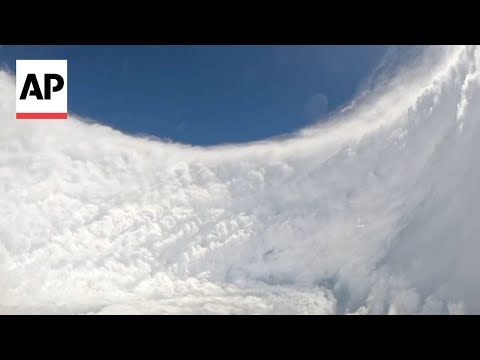 US Air Force video shows the eye of Hurricane Melissa