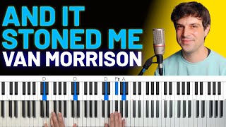 How To Play "And It Stoned Me" by Van Morrison [Piano Tutorial + Chord Chart]