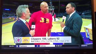 LaVar Ball & Stephen A Smith Get HEATED After Lonzo Balls NBA Debut 10/19/2017