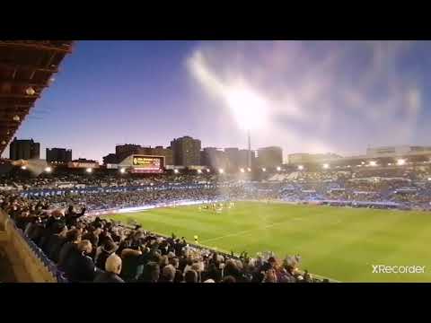 Real Zaragoza, cánticos y protestas, J26, Real Zaragoza 1-1 Málaga CF, 5/2/22