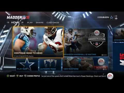 Madden 15 (Xbox One): Dallas Cowboys Connected Franchise - Owners Mode Preseason