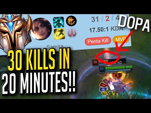THE CHALLENGER SAMIRA WHO GOT 30 KILLS VS DOPA IN KR SOLOQ