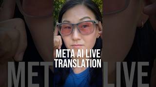 POV: Ray Ban Meta just became your translator ✈️