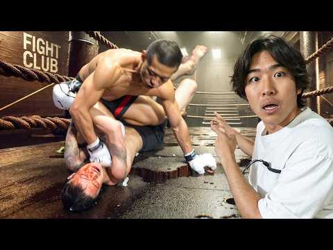 I went to an Underground FIGHT CLUB in Japan - Yakuza Gang Fight Broke Out!