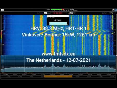 FM DX E-Skip HRV:  88.3 MHz - HRT-HR 1