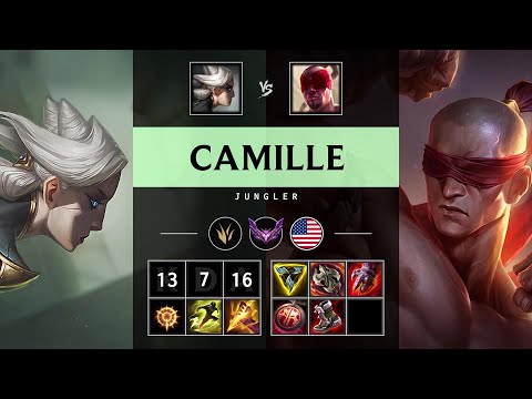 Camille Jungle vs Lee Sin - NA Master Patch 25.08