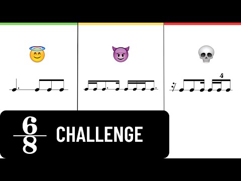 9 Exercises in 6/8 Signature but each is More Difficult 🎵💀
