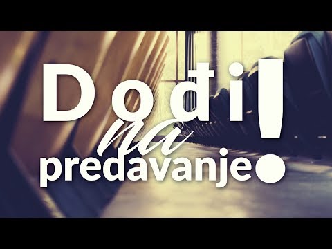 DOĐI NA PREDAVANJE - mr. Elvedin Pezić ᴴᴰ┇N-UM