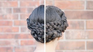 Protective Style | Braid updo