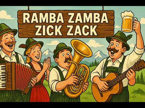 Ramba Zamba Zick Zack – Lustiges bayerisches Lied | Traditionelle deutsche Volksmusik