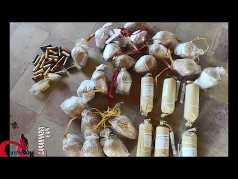 ANDRIA | Materiale esplodente e munizioni rinvenuti in un casolare abbandonato