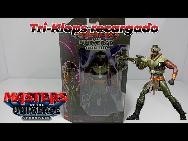 Vídeo relacionado con Masters of The Universe Chronicles Tri-Klops Figura del Villano de 3 Ojos de la película de 2026 a Escala 1:12, Aspecto Fiel al del Actor Kojo Attah, 30 Puntos de articulación mejorados, JKJ24