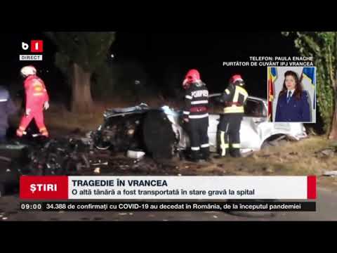 VRANCEA - O MASINA S-A IZBIT DE UN COPAC_Stiri B1_21 august 2021