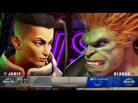 SF6 - Broly_ (Jamie) vs RonaldinhoBR (TOP 1 Blanka) - Street Fighter 6 RANKED MATCH