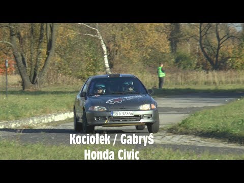KJS Rajd Tyski 2018 - Michał Kociołek / Anna Gabryś - Honda Civic