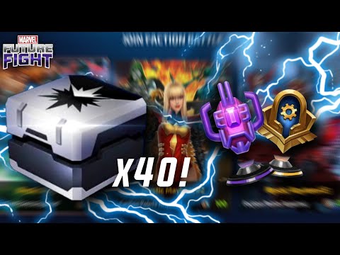 [MFF] OPENING 40X ULTIMATES CONQUEST CHEST! FREE CTP?  FACTION WAR GUIDE! - MARVEL FUTURE FIGHT