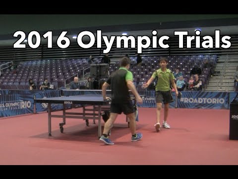 2016 North American Table Tennis Olympic Trials Seth Pech Vs Nikhil Kumar