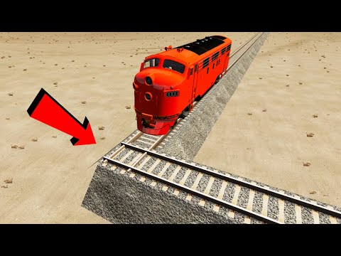 Trains vs 90 Degree turn - BeamNG.Drive