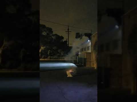 Fireworks down the toilet