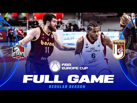 PGE Start Lublin v KK Bosna BH Telecom | Full Basketball Game | FIBA Europe Cup 2025-26