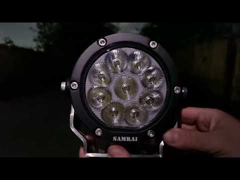 Светодиодная фара 90W - Дальнего света, PRO, Samrai 1790RS (светодиоды Osram) (Spot 45°)