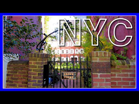 New York【Grove Street (One Fine Day in Spring)】2021 NYC Walking Tour, Travel Guide【4K】