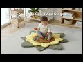 Robud ROBUD Spielbogen Sonnenblume mit Decke Holz Textil Gelb Grün