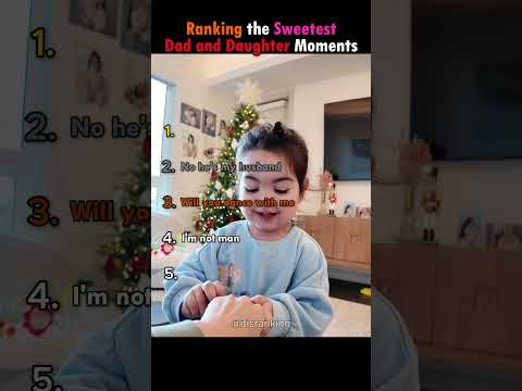 Ranking the Sweetest Dad and Daughter Moments Ever 🥺💖 #ranking #shorts #dads